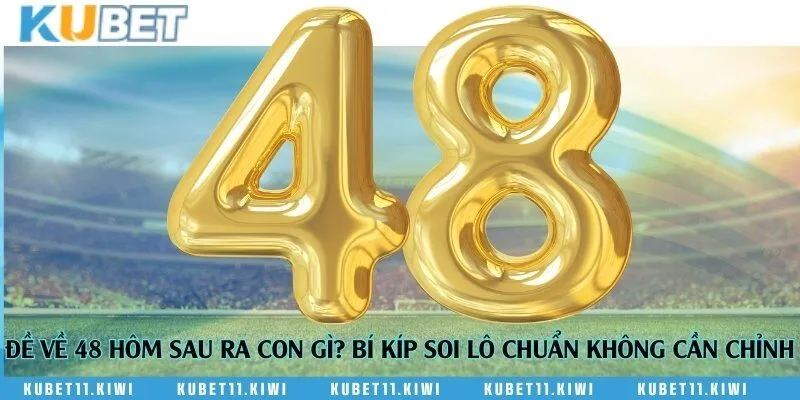 Đề về 48 hôm sau ra con gì? Bí kíp soi lô chuẩn không cần chỉnh