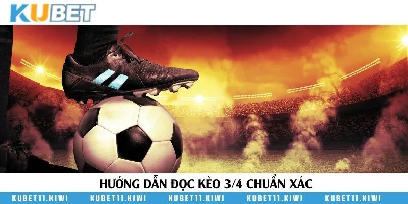 Hướng dẫn đọc kèo cược tỷ lệ 3/4 chuẩn xác